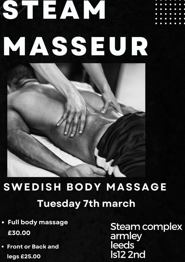 massage, steam complex sauna leeds
