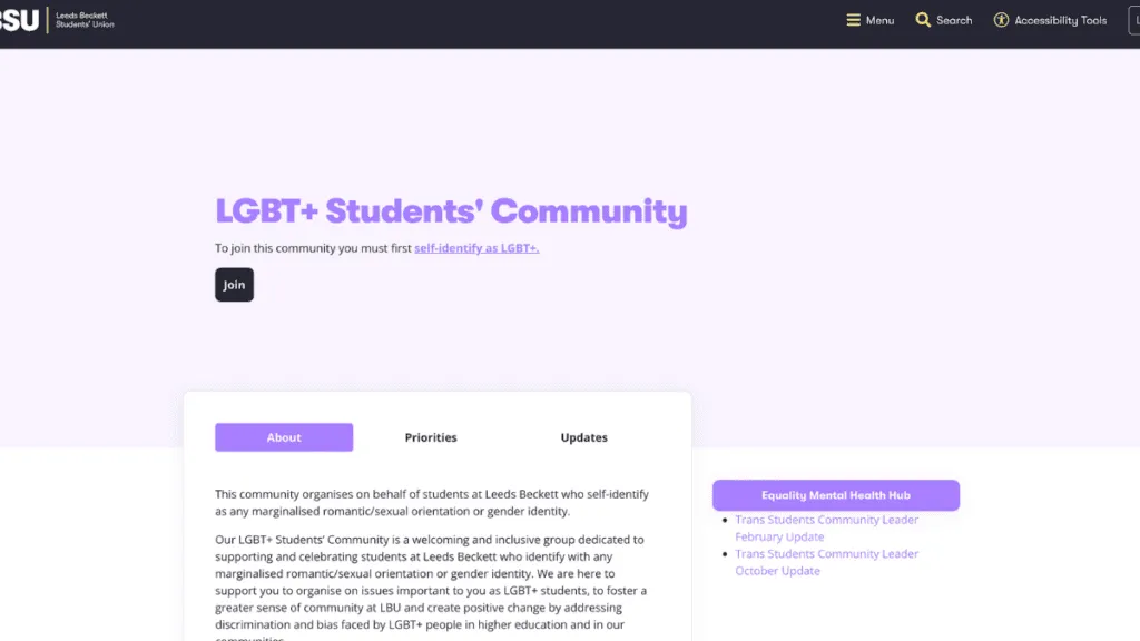 Leeds Beckett LGBT+ Students